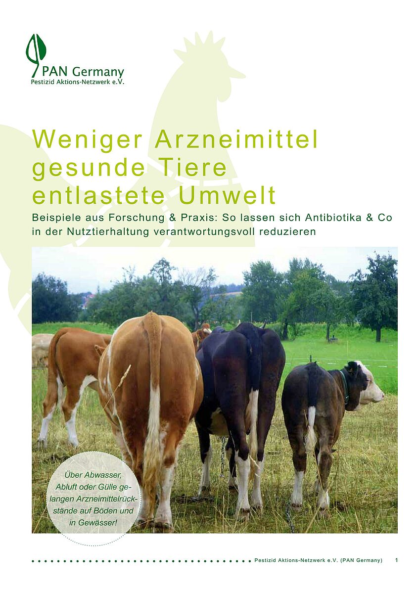 Titelblatt der Publikation Arzneimittel in der Umwelt